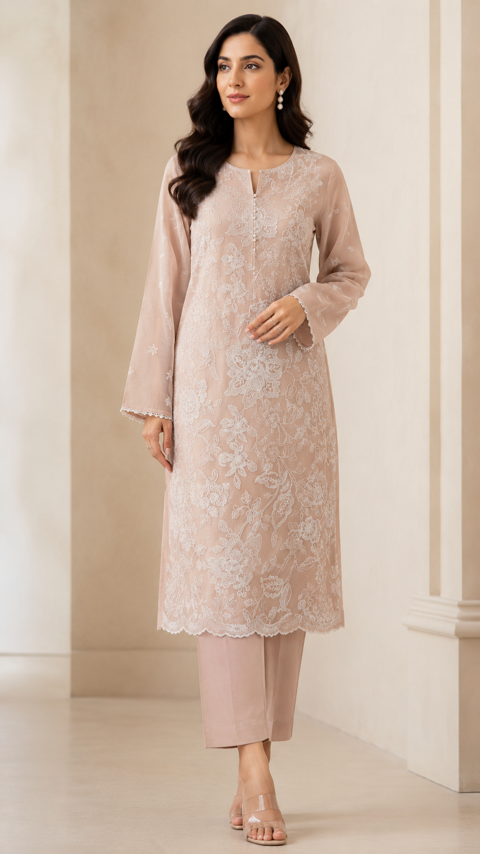 Bareeze Embroidered 2-Piece Unstitched Suit