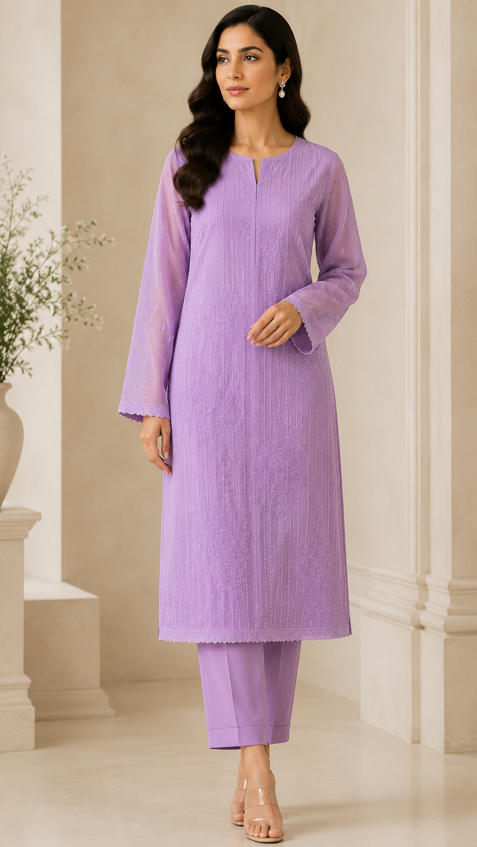 Bareeze Embroidered 2-Piece Unstitched Suit