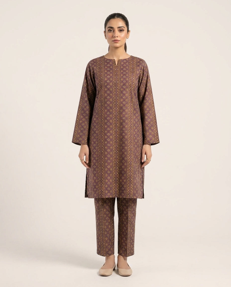 Nishat Linen 2PC All Over Printed Suit