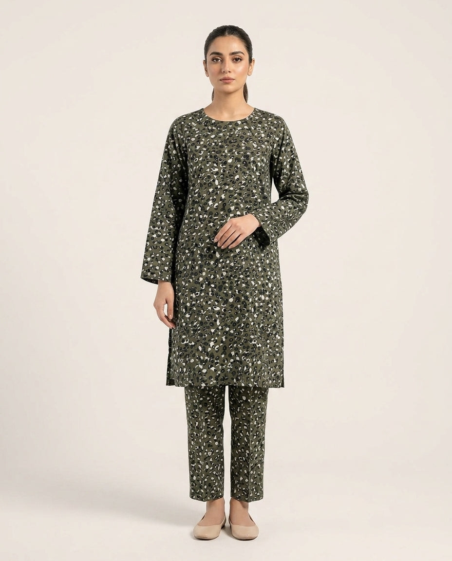 Nishat Linen 2PC All Over Printed Suit