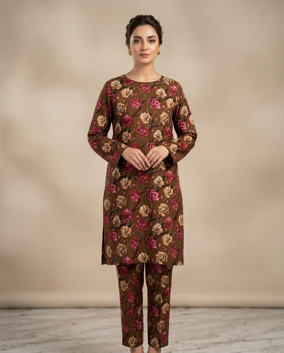 Nishat Linen 2PC All Over Printed Suit
