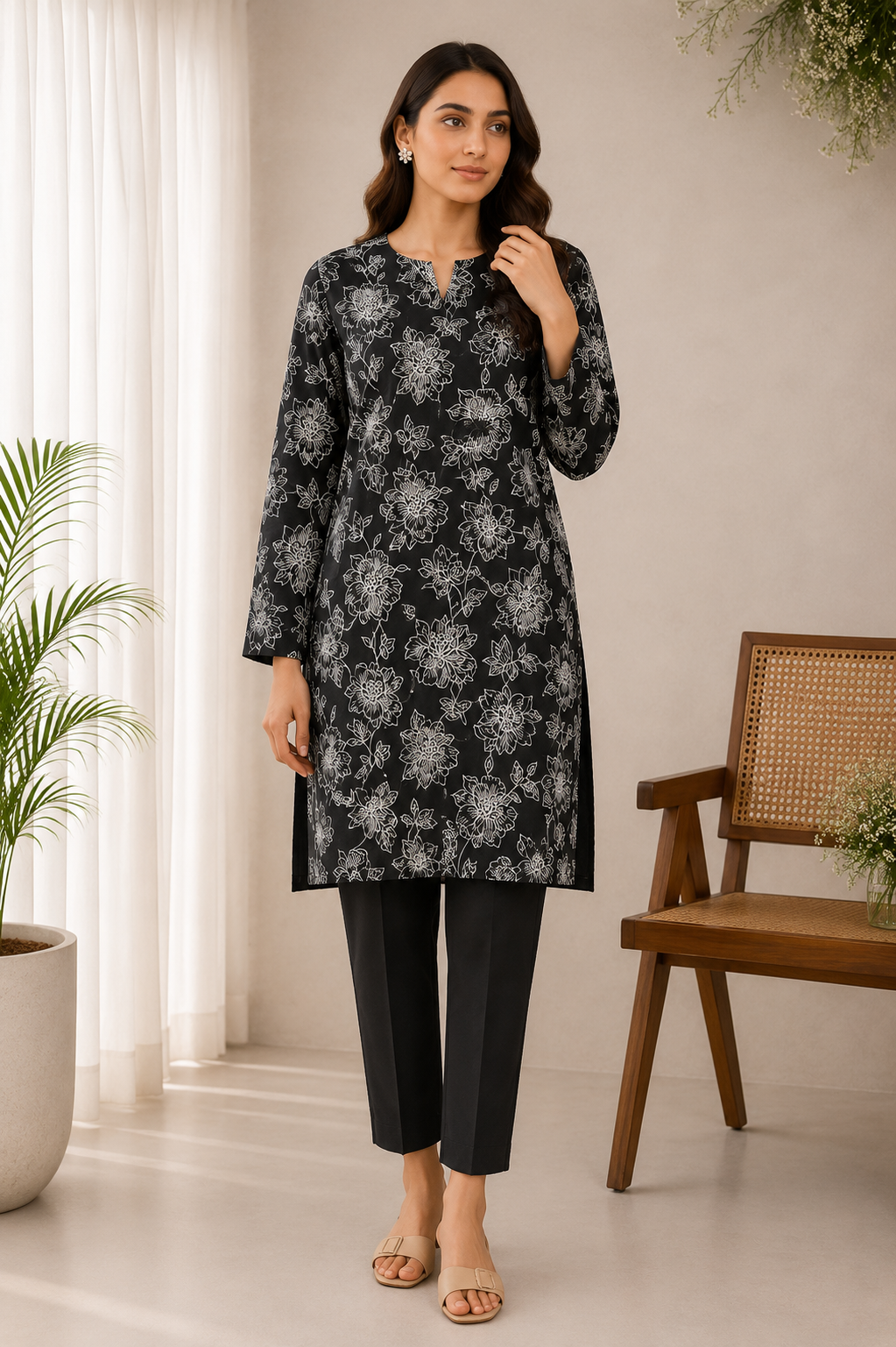 Bareeze  Embroidered 2-Piece Unstitched Suit –