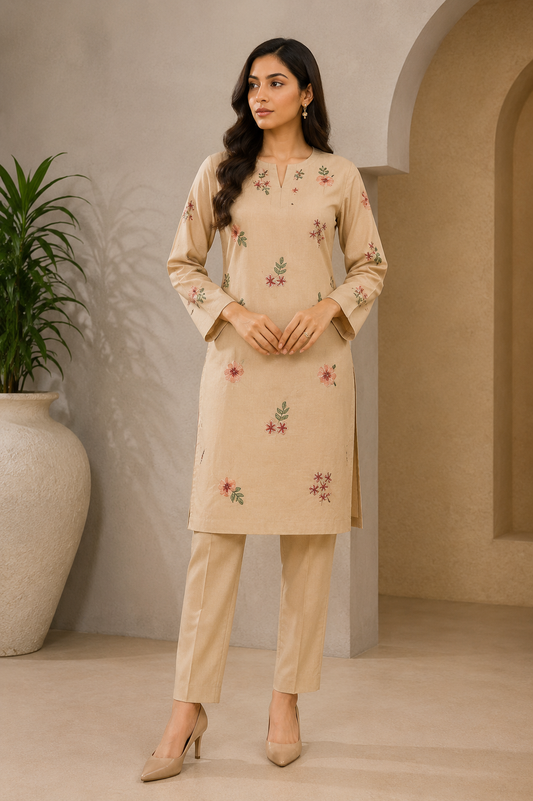 Bareeze  Embroidered 2-Piece Unstitched Suit