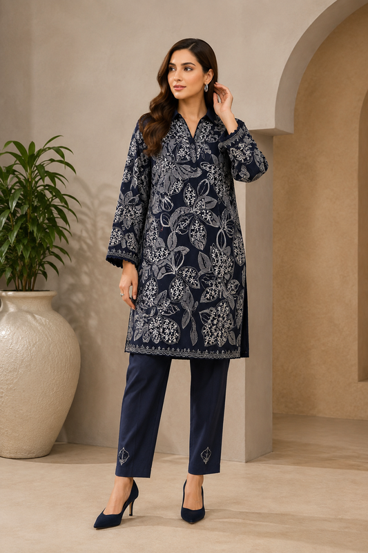 Bareeze  Embroidered 2-Piece Unstitched Suit