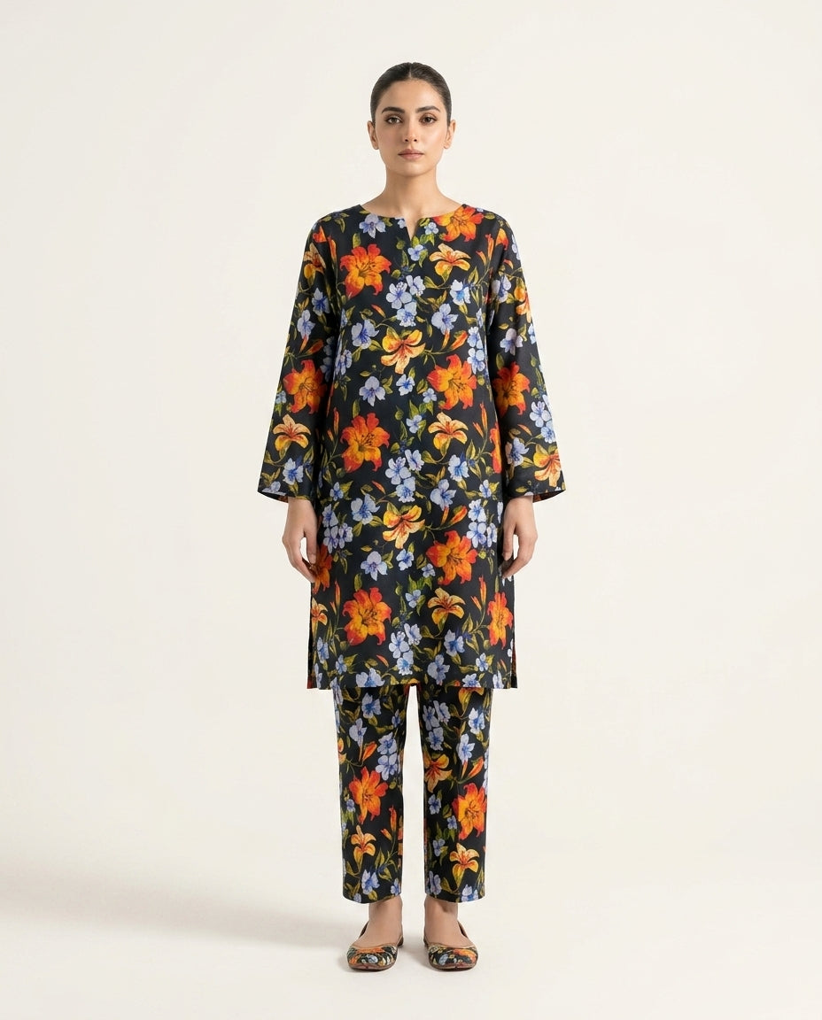 Nishat Linen 2PC All Over Printed Suit