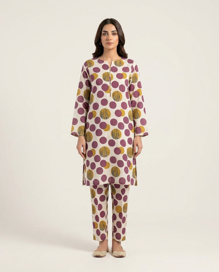 Nishat Linen 2PC All Over Printed Suit