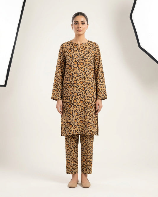 Nishat Linen 2PC All Over Printed Suit