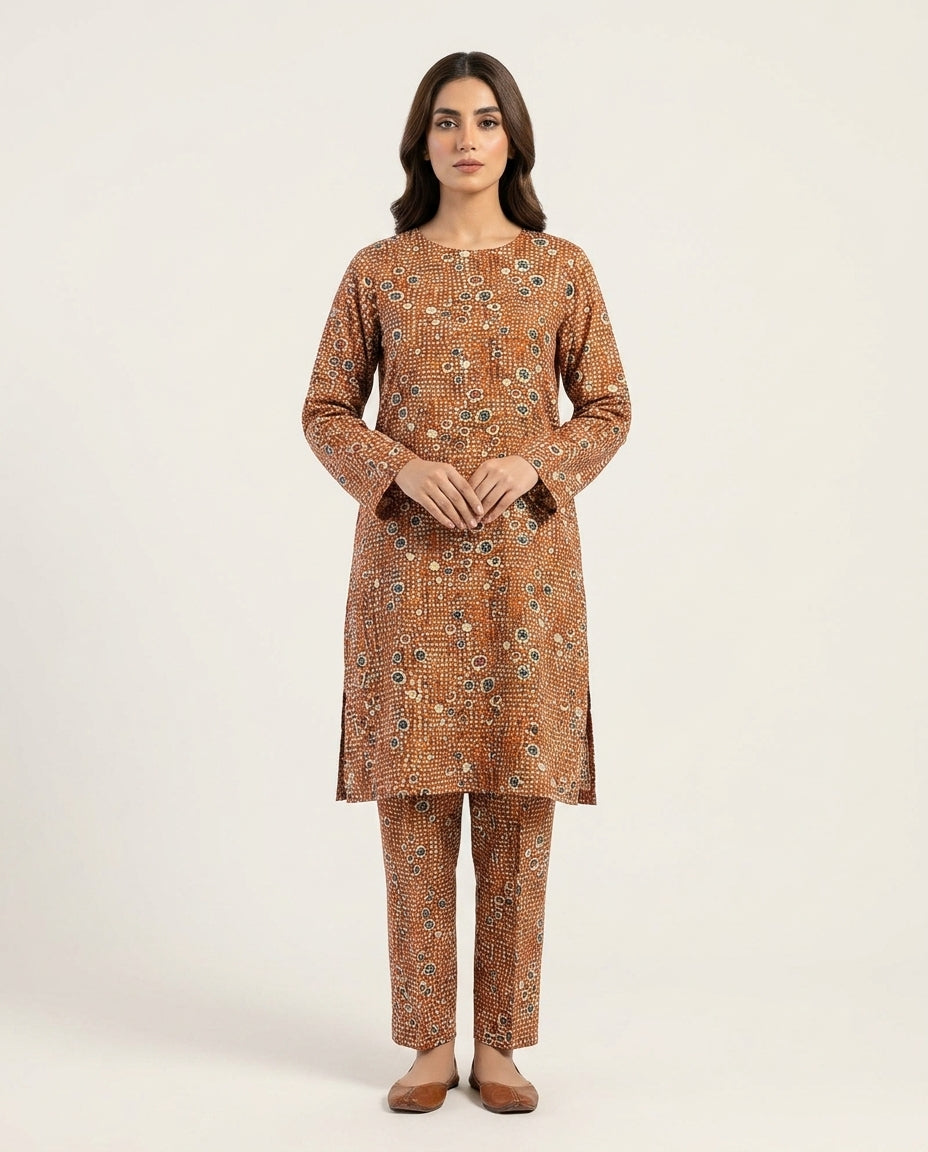 Nishat Linen 2PC All Over Printed Suit