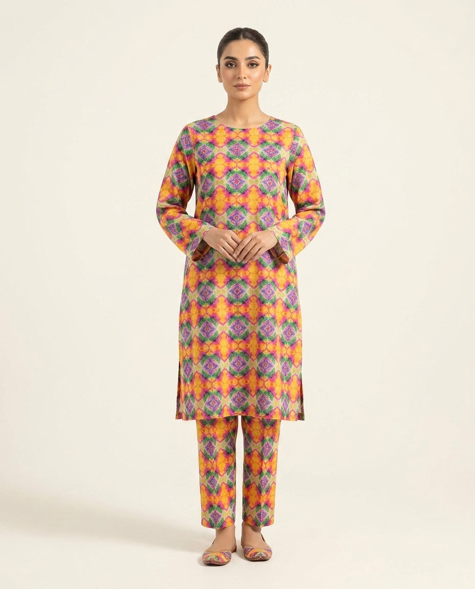 Nishat Linen 2PC All Over Printed Suit
