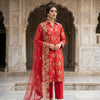 Premium Karandi Embroidered 3PC Suit