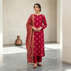 Premium Karandi Embroidered 3PC Suit