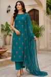 “Bareeze Fully Embroidered Lawn 3-Piece”